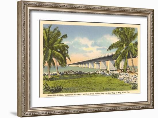 Bridge to Key West, Florida-null-Framed Art Print