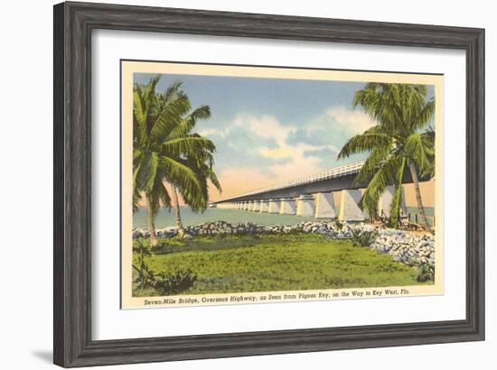 Bridge to Key West, Florida-null-Framed Art Print