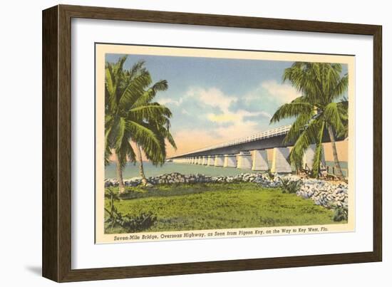 Bridge to Key West, Florida-null-Framed Art Print