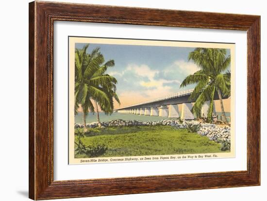 Bridge to Key West, Florida-null-Framed Art Print