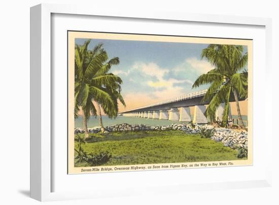 Bridge to Key West, Florida-null-Framed Art Print