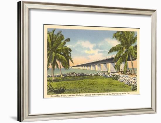 Bridge to Key West, Florida-null-Framed Art Print