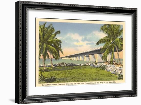 Bridge to Key West, Florida-null-Framed Art Print