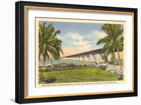 Bridge to Key West, Florida-null-Framed Art Print