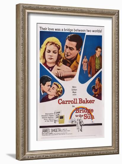 Bridge to the Sun, Carroll Baker, James Shigeta, 1961-null-Framed Art Print