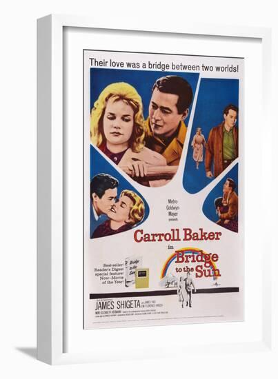 Bridge to the Sun, Carroll Baker, James Shigeta, 1961-null-Framed Art Print