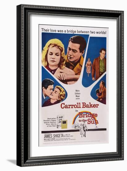 Bridge to the Sun, Carroll Baker, James Shigeta, 1961-null-Framed Art Print