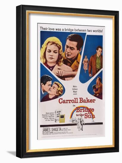 Bridge to the Sun, Carroll Baker, James Shigeta, 1961-null-Framed Art Print