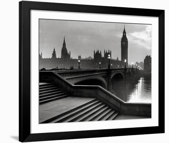 Bridge With Big Ben-The Chelsea Collection-Framed Giclee Print