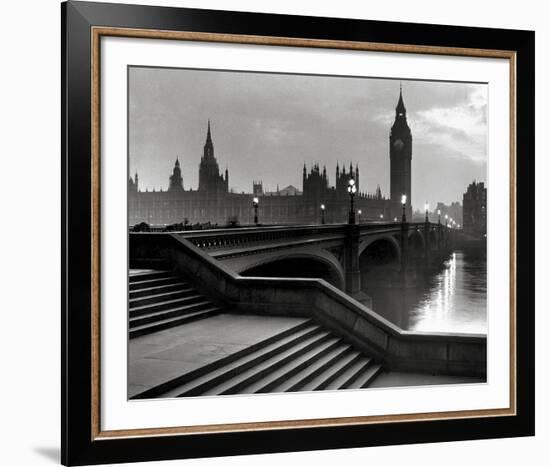 Bridge With Big Ben-The Chelsea Collection-Framed Giclee Print