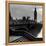 Bridge with Big Ben-null-Framed Stretched Canvas