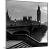 Bridge with Big Ben-null-Mounted Art Print