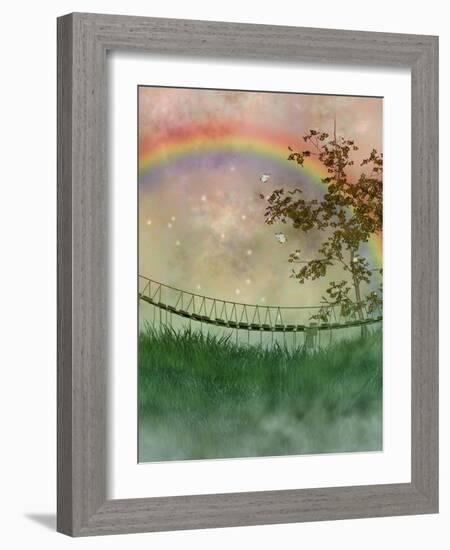 Bridge-justdd-Framed Art Print