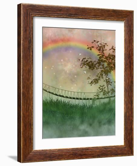 Bridge-justdd-Framed Art Print