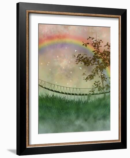 Bridge-justdd-Framed Art Print