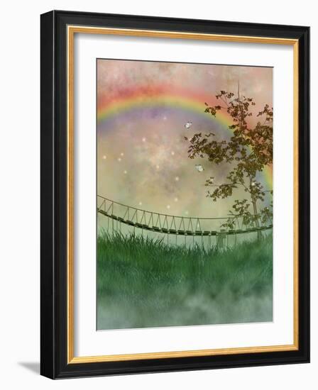 Bridge-justdd-Framed Art Print