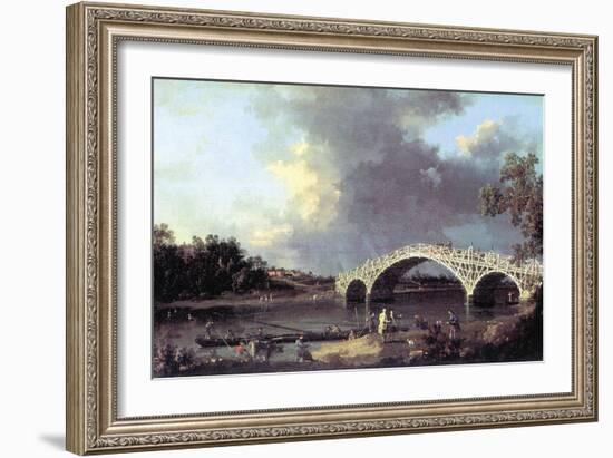 Bridge-Canaletto-Framed Art Print