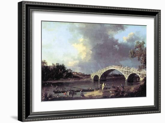 Bridge-Canaletto-Framed Art Print