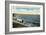 Bridgeport, Connecticut - Seaside Park View of the Sound-Lantern Press-Framed Art Print