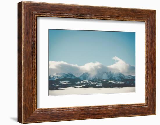 Bridger Mountain Cloud Cover-Annie Bailey Art-Framed Photographic Print