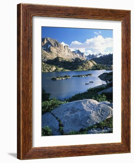 Bridger Wilderness with Island Lake, Wyoming, USA-Scott T. Smith-Framed Photographic Print