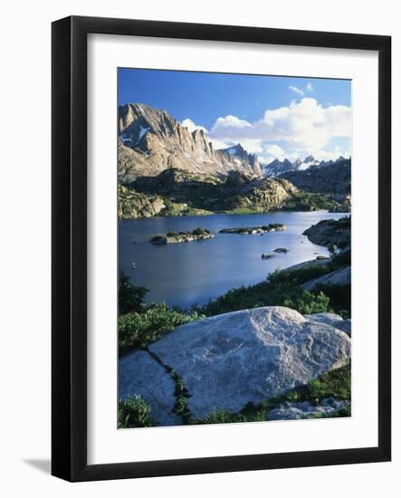 Bridger Wilderness with Island Lake, Wyoming, USA-Scott T. Smith-Framed Photographic Print