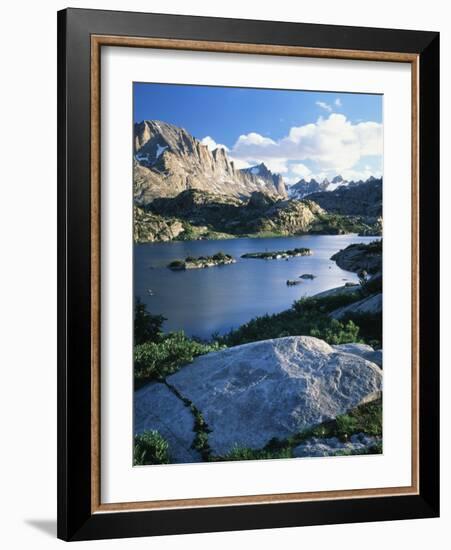 Bridger Wilderness with Island Lake, Wyoming, USA-Scott T. Smith-Framed Photographic Print