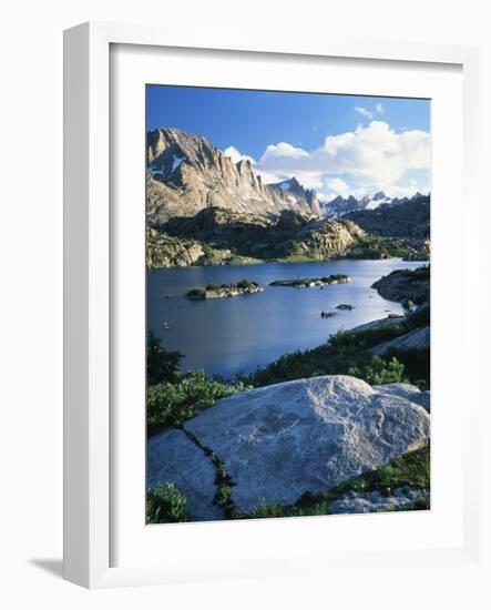 Bridger Wilderness with Island Lake, Wyoming, USA-Scott T. Smith-Framed Photographic Print