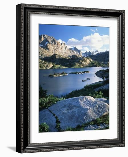 Bridger Wilderness with Island Lake, Wyoming, USA-Scott T. Smith-Framed Photographic Print