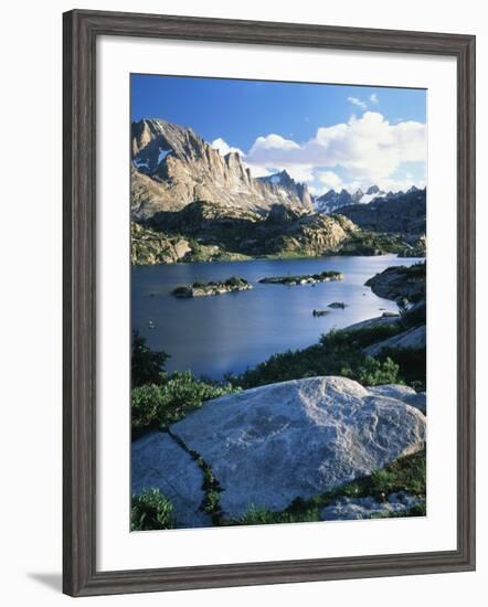 Bridger Wilderness with Island Lake, Wyoming, USA-Scott T. Smith-Framed Photographic Print