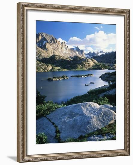 Bridger Wilderness with Island Lake, Wyoming, USA-Scott T. Smith-Framed Photographic Print