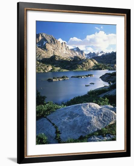 Bridger Wilderness with Island Lake, Wyoming, USA-Scott T. Smith-Framed Photographic Print