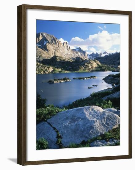 Bridger Wilderness with Island Lake, Wyoming, USA-Scott T. Smith-Framed Photographic Print