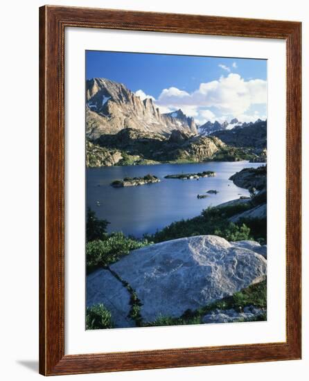 Bridger Wilderness with Island Lake, Wyoming, USA-Scott T. Smith-Framed Photographic Print