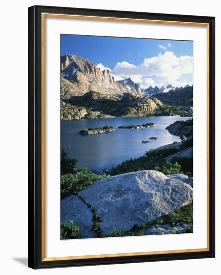 Bridger Wilderness with Island Lake, Wyoming, USA-Scott T. Smith-Framed Photographic Print