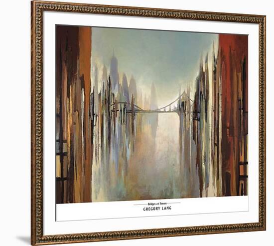 Bridges and Towers-Gregory Lang-Framed Art Print