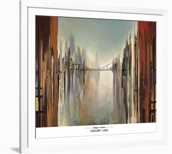 Bridges and Towers-Gregory Lang-Framed Art Print