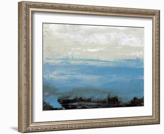 Bridges Cyan III-Sharon Gordon-Framed Art Print