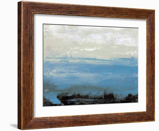 Bridges Cyan III-Sharon Gordon-Framed Art Print