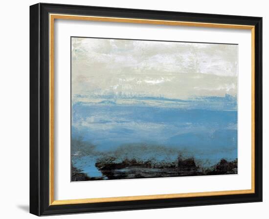 Bridges Cyan III-Sharon Gordon-Framed Art Print