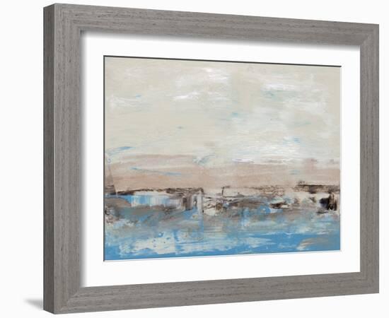 Bridges Cyan IV-Sharon Gordon-Framed Art Print