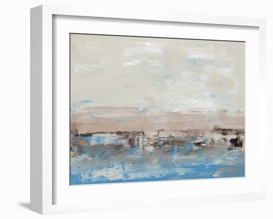 Bridges Cyan IV-Sharon Gordon-Framed Art Print