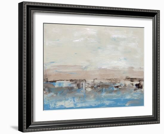 Bridges Cyan IV-Sharon Gordon-Framed Art Print