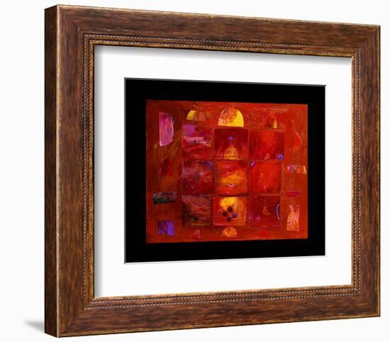 Bridges in Red Sunlight-null-Framed Art Print