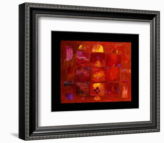 Bridges in Red Sunlight-null-Framed Art Print