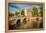 Bridges over Canals in Amsterdam-sborisov-Framed Premier Image Canvas