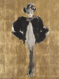 The Leopard Trimmed Hat-Bridget Davies-Framed Giclee Print