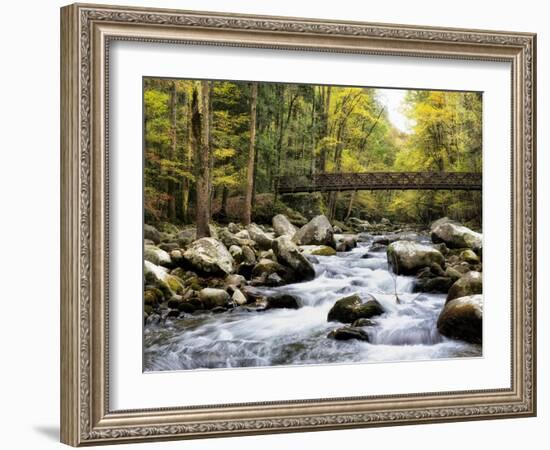 Bridging the Seasons-Danny Head-Framed Art Print