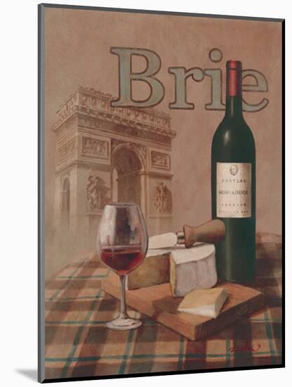 Brie - Arc de Triomphe-Unknown Chiu-Mounted Art Print