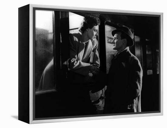 Brief Encounter, Celia Johnson, Trevor Howard, 1945-null-Framed Stretched Canvas